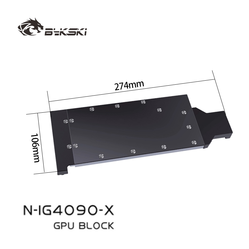 Blok Pendingin GPU Bykski untu - Rtx 4090 Water Block ulasan dan harga