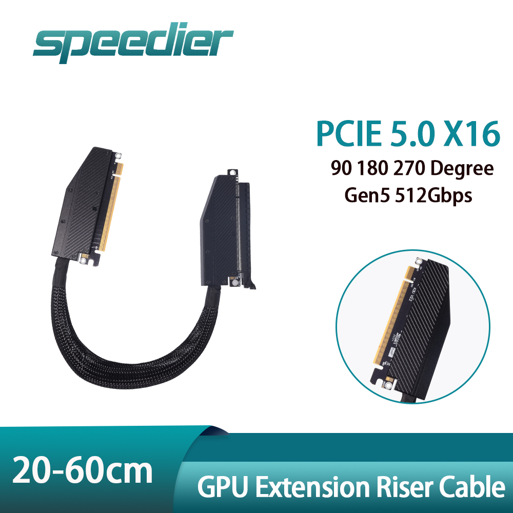Kabel Ekstensi Riser GPU PCIE  - Pcie 5.0 Gpu Riser Cable ulasan dan harga
